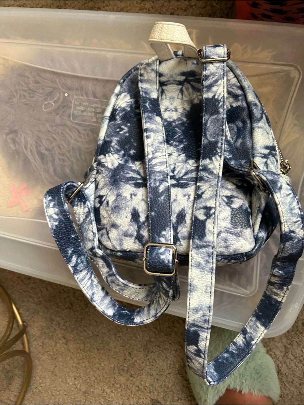 Tie-Dye Blue Mini Backpack - Steve Madden